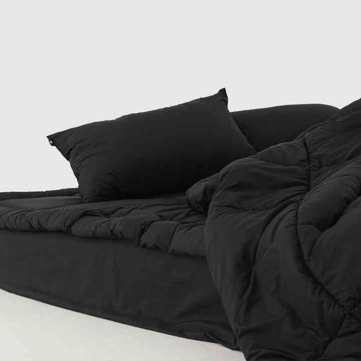 Black micro カバーのいらない布団セット［2サイズ］