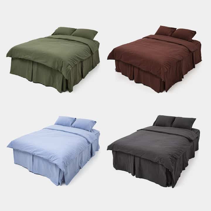 ホテル 布団カバーセット［10色・3サイズ］