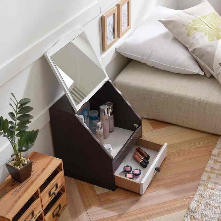 ミニ ドレッサー ロータイプ［5色］