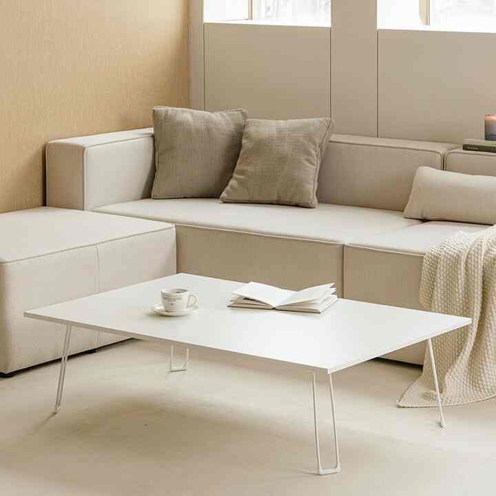 ミテ スクエア 折りたたみ ローテーブル［4サイズ］