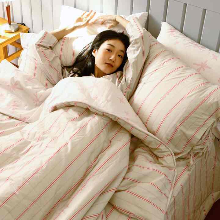 星 ストライプ 布団カバー［2色・3サイズ］