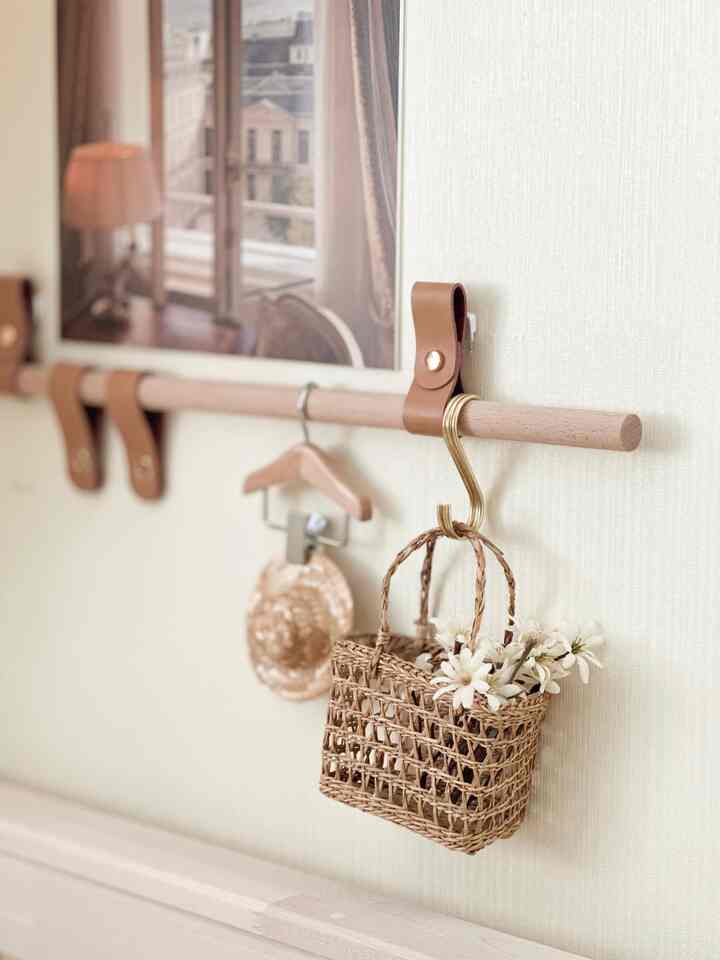 スクエア ラタン バスケット