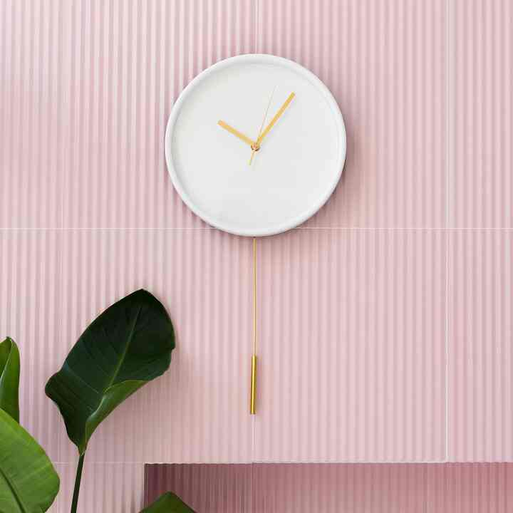 静音 ウッド 壁掛け時計［3色］