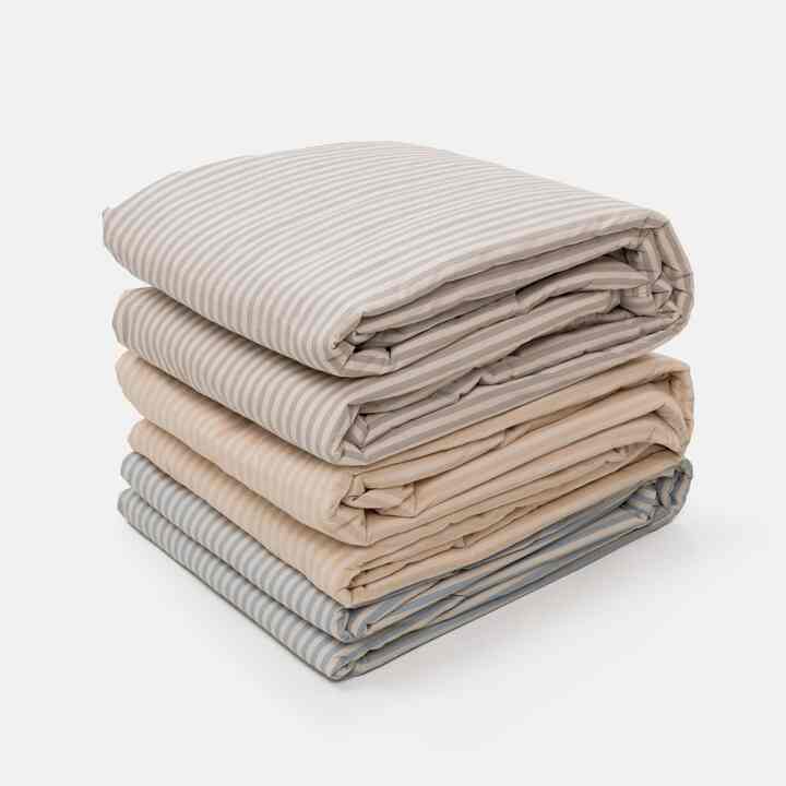ベーシック ストライプ ベッドパッド［3色・3サイズ］