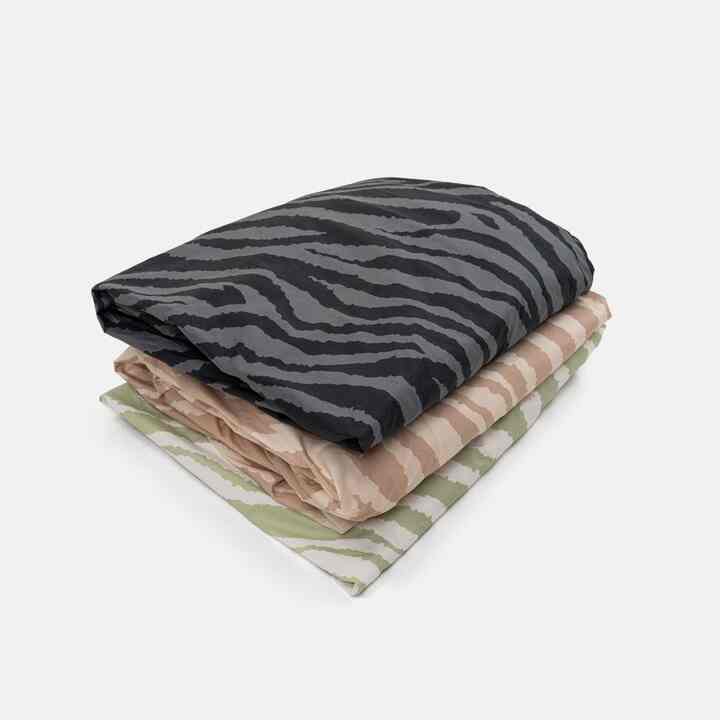 ゼブラ ボックスシーツ［3色・3サイズ］