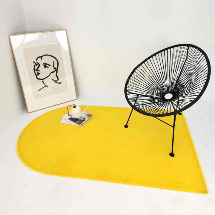 SOFT TOUCH アーチ形 ラグ［5色・2サイズ］