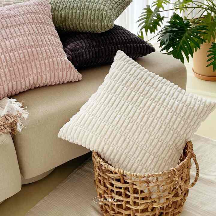 Modern solid クッションカバー［3色］