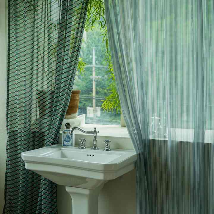 シフォン カーテン［10色・2サイズ］