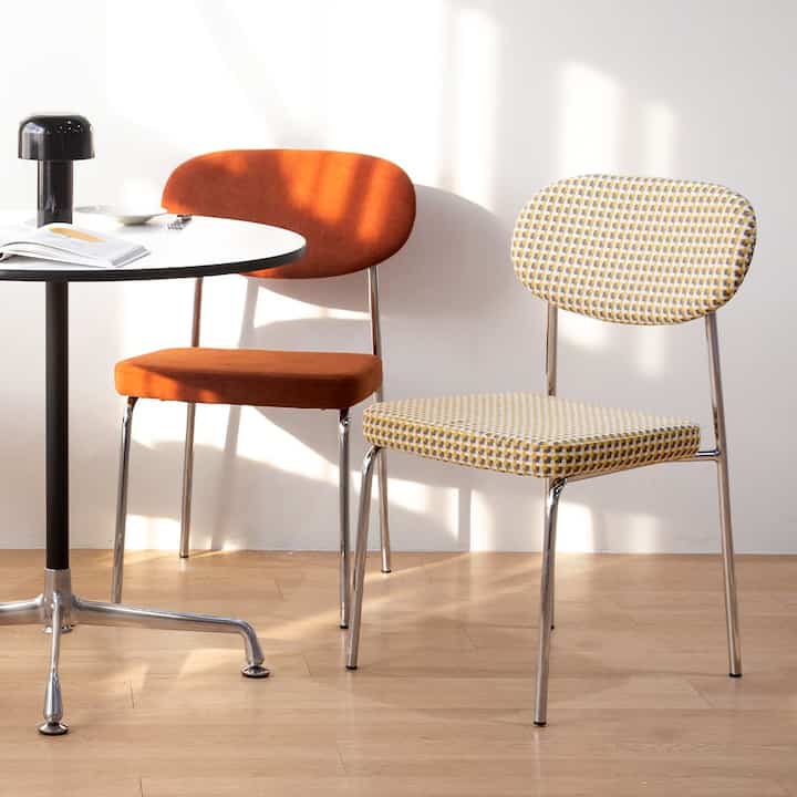 FAV ファブリック チェア 2脚セット［4色］