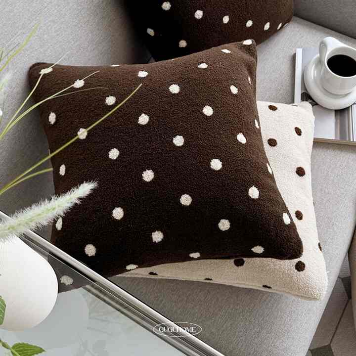ドット クッションカバー［2色］