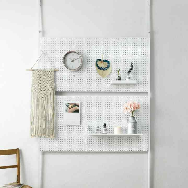 magic 有孔ボード スタンド型 120cm アクセサリー12点付きセット［2色］