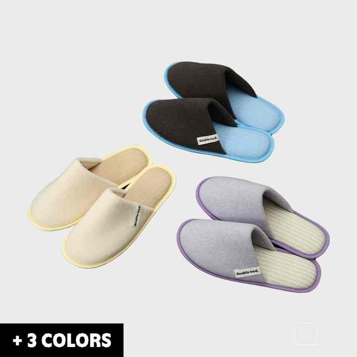 【double nod.】ルームシューズ［3色・2サイズ］