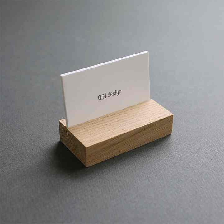 ウッド 名刺スタンド