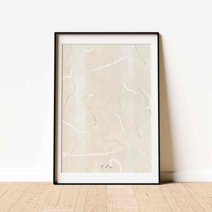 ポスター line drawing-w［2サイズ］