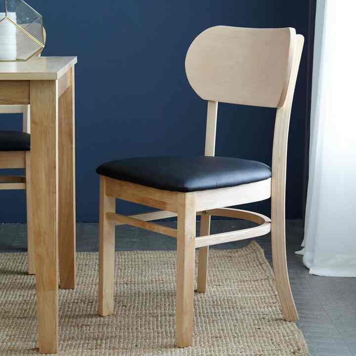 ウッド ダイニングチェア 2脚セット［2色］