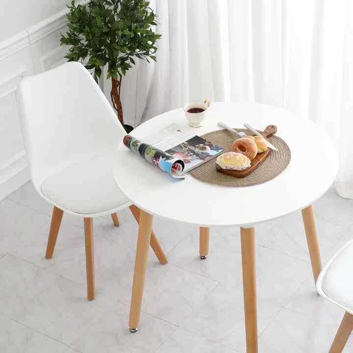 TEMPO ラウンド テーブル ホワイト［2サイズ］