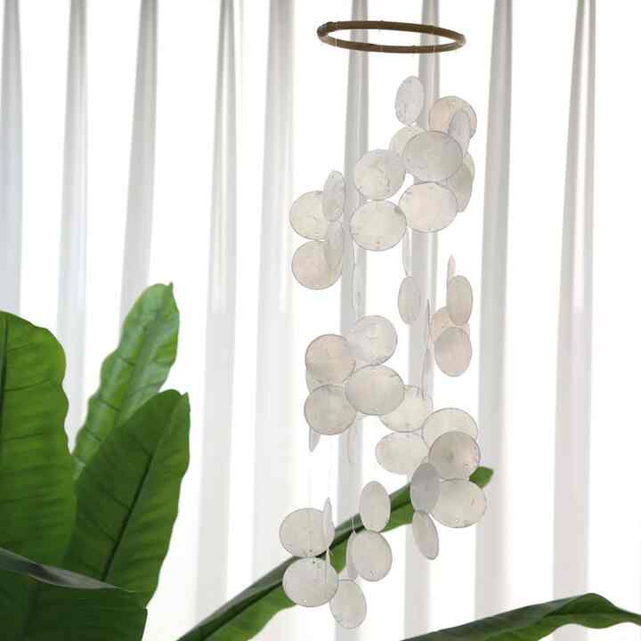 ラタン リング シェル モビール