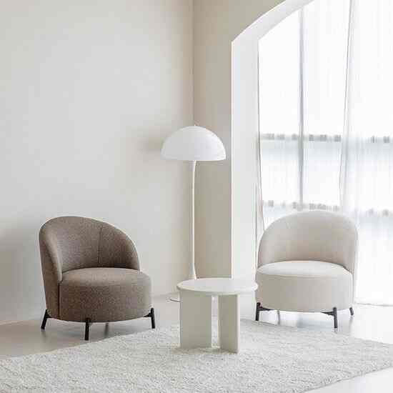 NOAH 1人掛け ファブリック ソファ［5色］