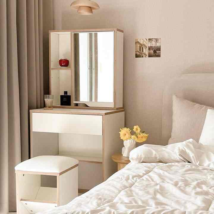 MAJOR ミラー収納 ドレッサー［3色］