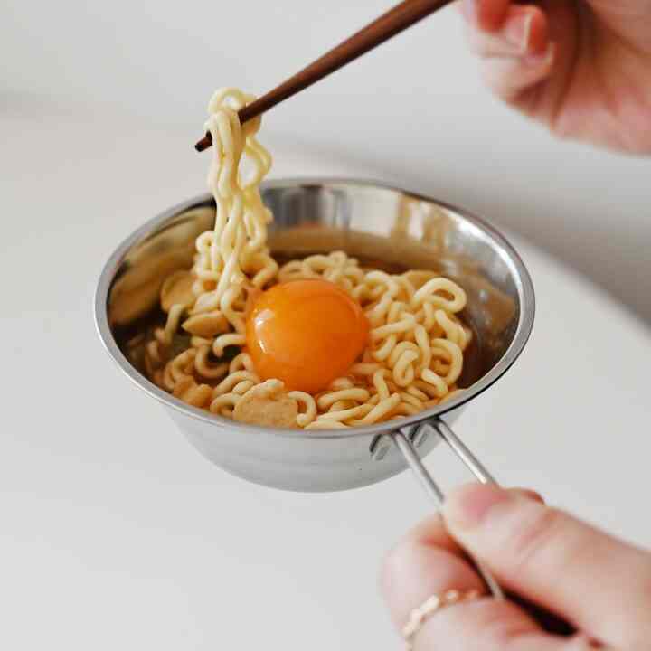 ココ ステンレス 持ち手付き 取り皿 12cm