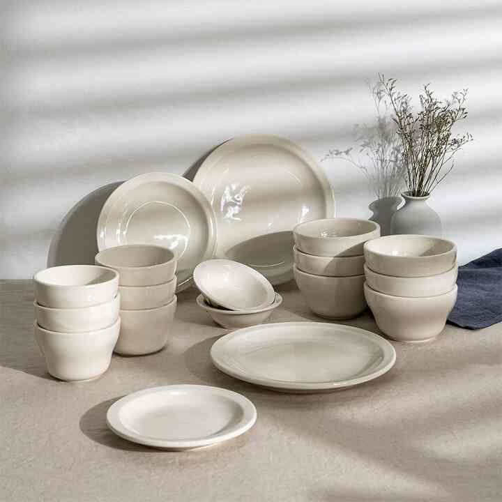 Kings inn ホワイト 食器 6人 18点セット［10色］