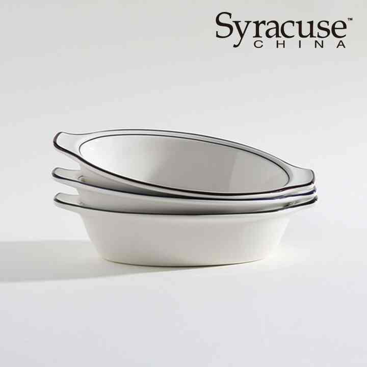 Kings inn 持ち手付きオーバルボウル 25cm［4色］