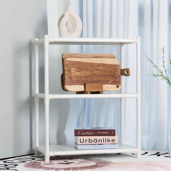 ネジなし ラック 3段