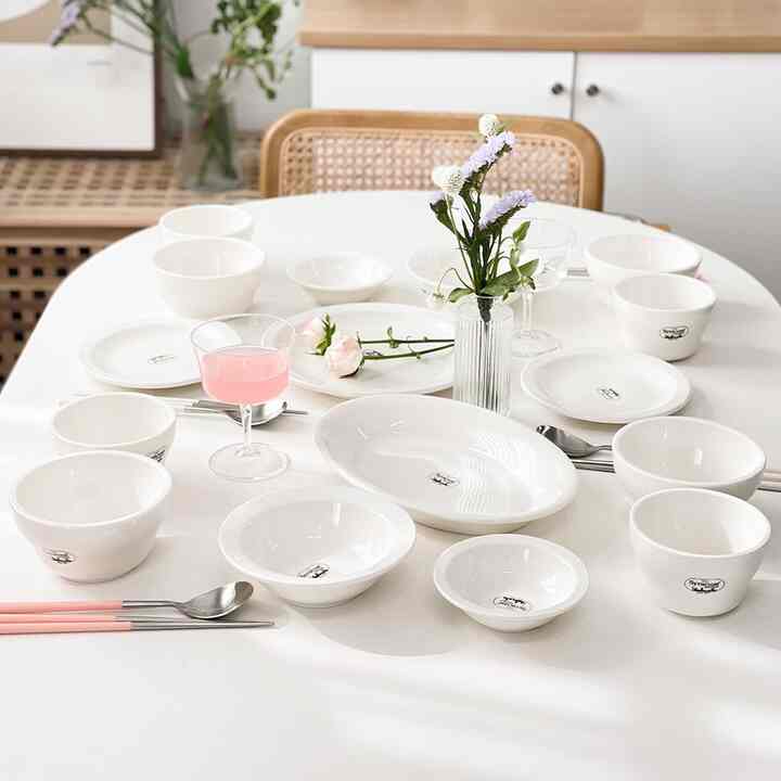 New York ホワイト 食器 4人セット