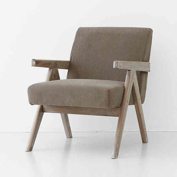 ネルセン ファブリック ソファ 1人掛け［4色］