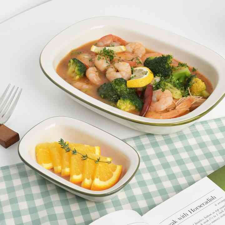 ブルーミング ボウル＆オーバルプレート セット［2色］