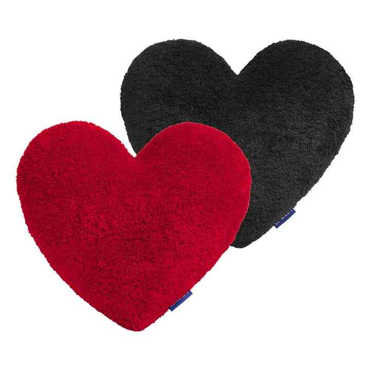 FLOOFY HEART CUSHION (2 COLORS)