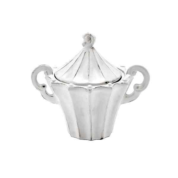 INCANTO シュガーボウル ふた付き ストライプ 15cm