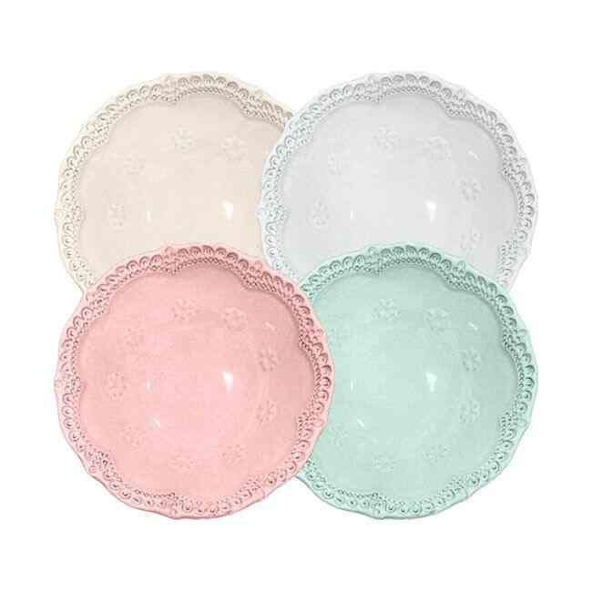 レース ラウンド スモール ボウル［4色］