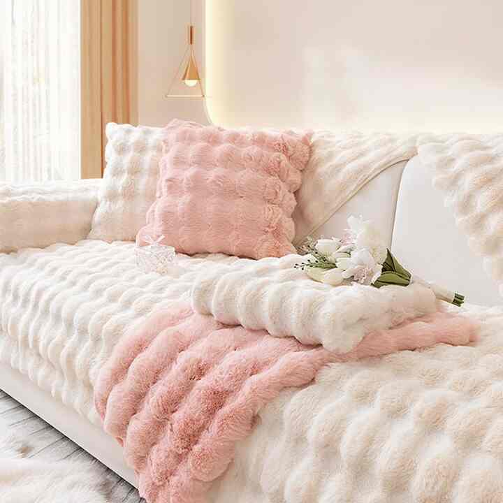 ファー ソファパッド［2色・2サイズ］