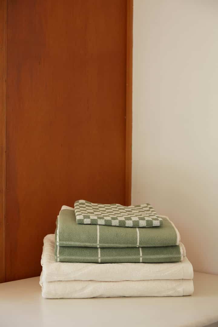 Baina チェッカーボード タオル［2色・2サイズ］