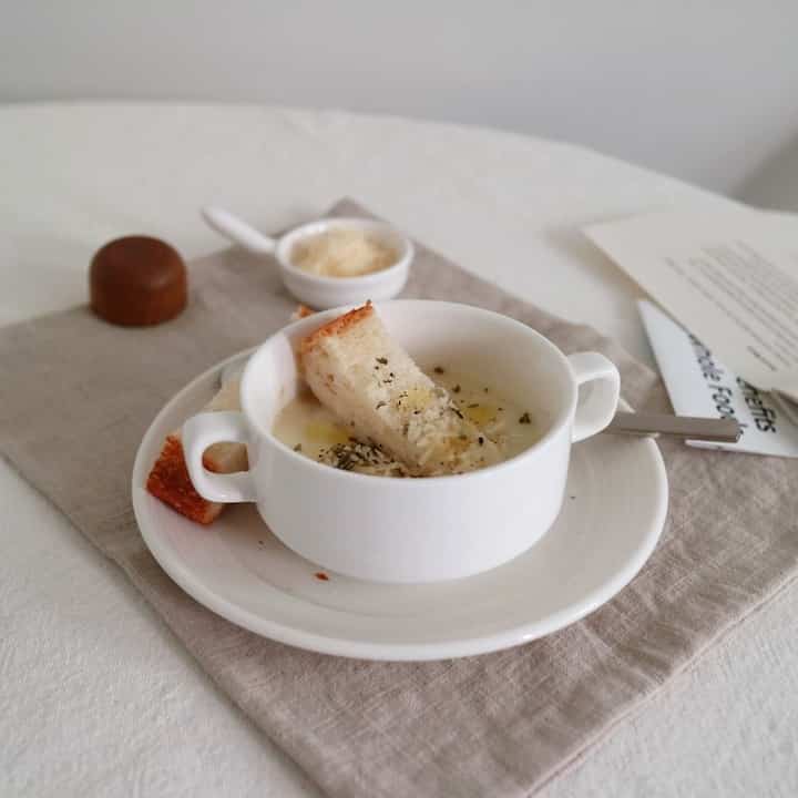 両手付き スープボウル