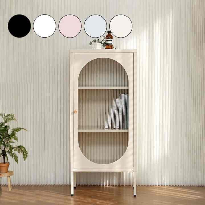 MORU スチール キャビネット 3段［5色］