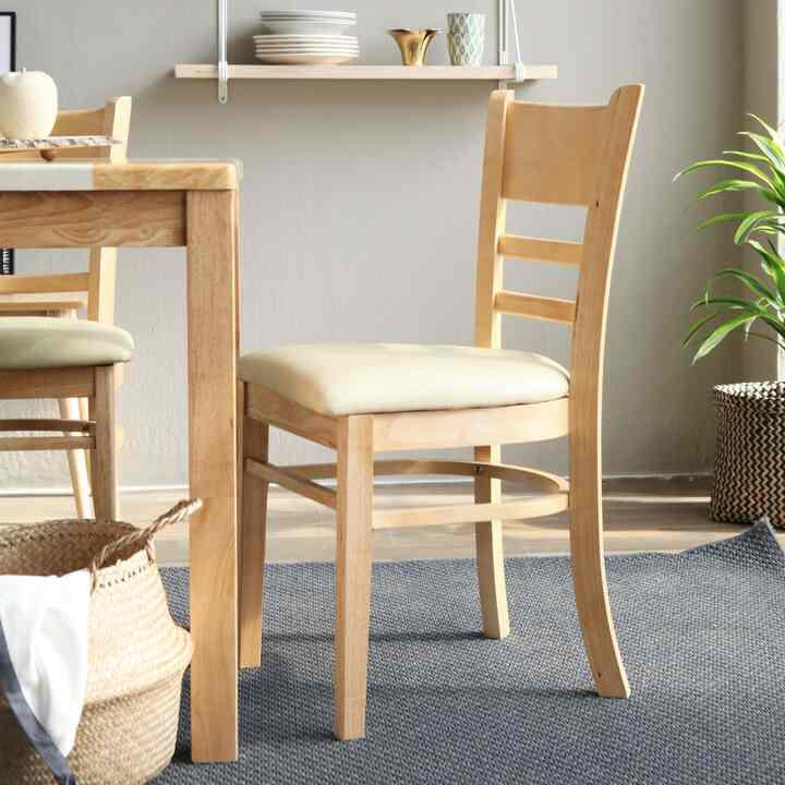 カルビン ウッド ダイニングチェア［4色］