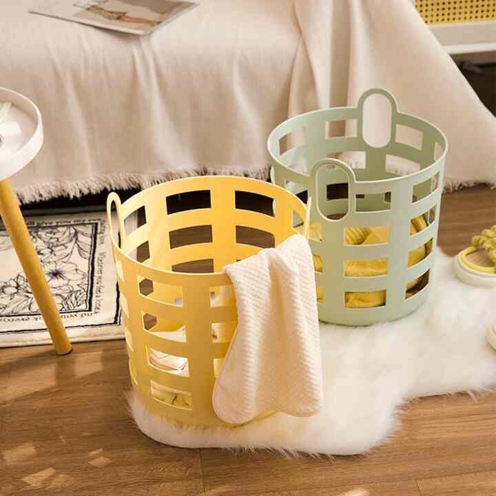 ランドリーバスケット［2色］