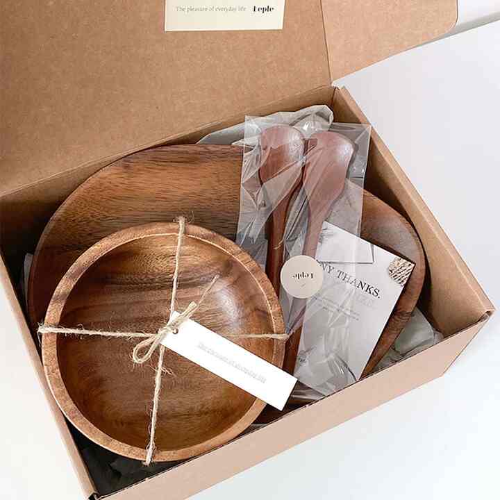 ウッド 食器セット ギフト包装