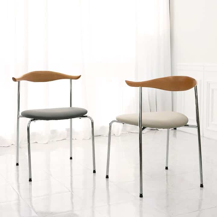 COW SILVER ダイニングチェア［4色］