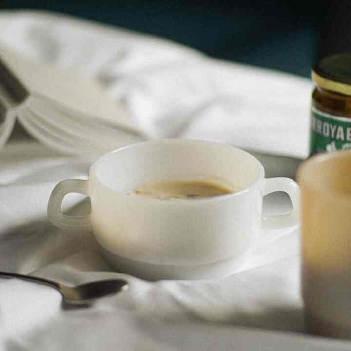 Basic ミルクガラス スープボウル