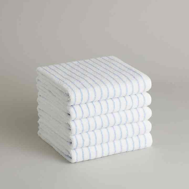 フェイスタオル EDITION 5枚 BLUE FOG STRIPE