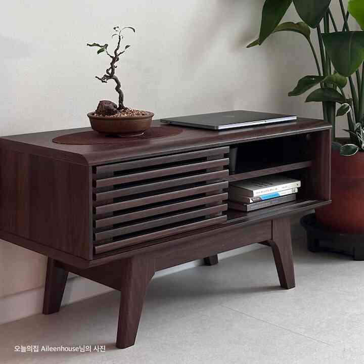 Aki ウッド テレビ台 80cm 2段［2色］