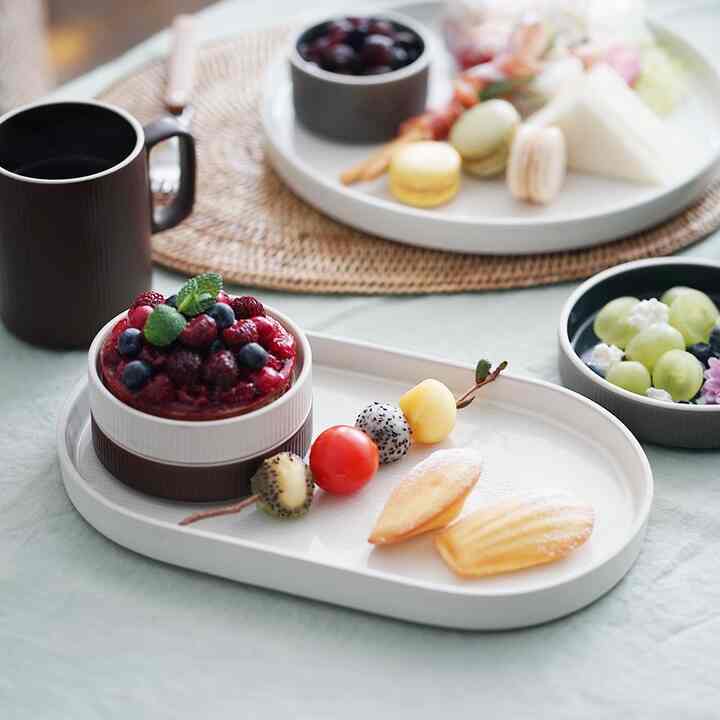 楕円プレート［4色］