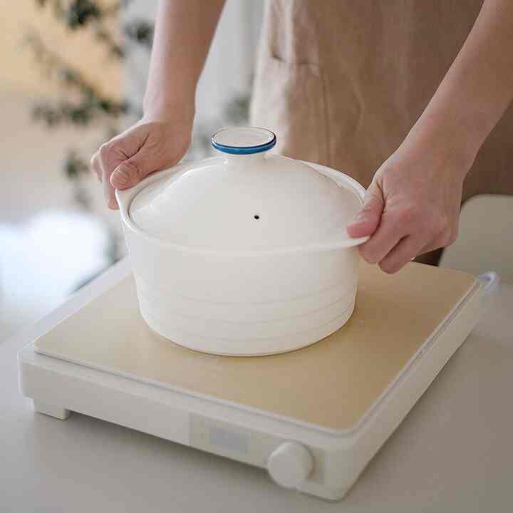 ホワイト セラミック鍋［3サイズ］