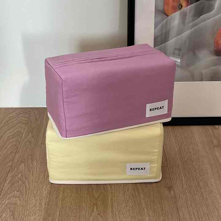 パステル 長方形 ティッシュケース［2色］