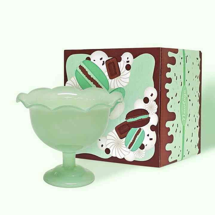 newtage ミルクガラス デザートボウル［3色］