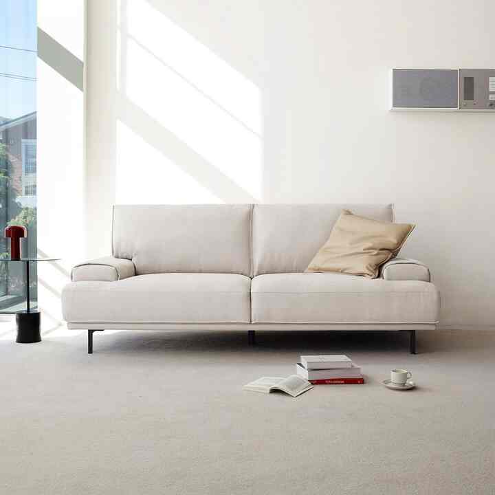 ben ファブリック 3人掛け ソファ［2色］