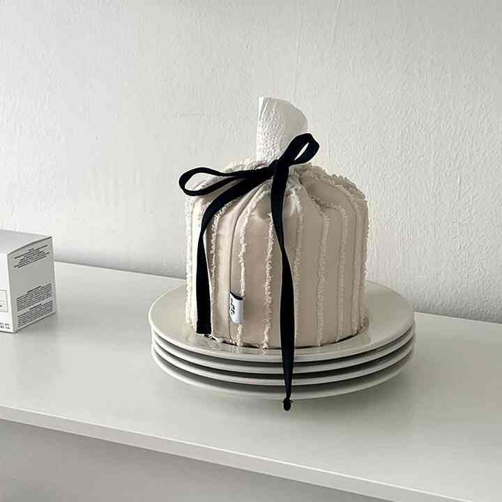Cake 円形 ロールティッシュケース［4色］
